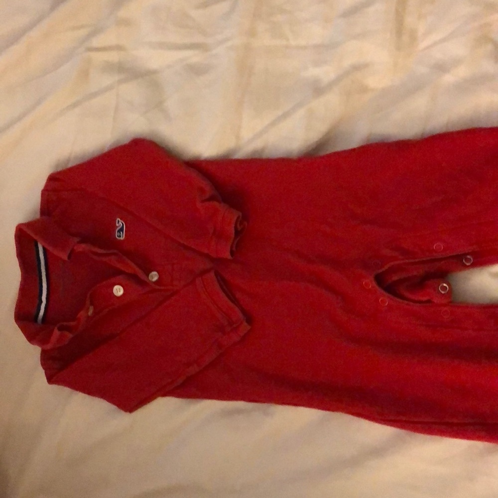Baby boy vineyard vines long sleeve polo outfit